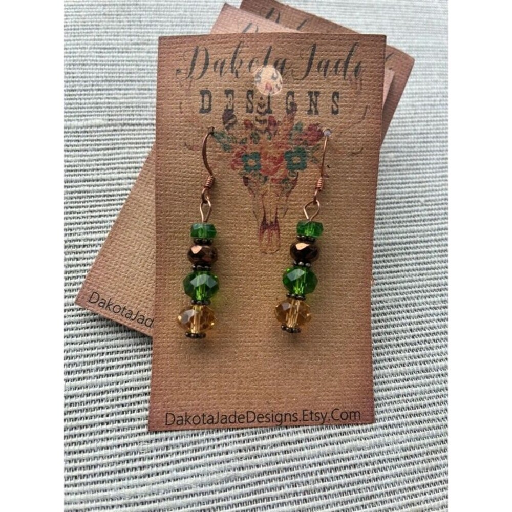 Crystal Beaded Earrings